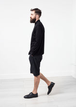 Load image into Gallery viewer, Scotland Button-Up in Black