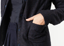 Load image into Gallery viewer, Camelia Reversible Jacket in Navy/Blue