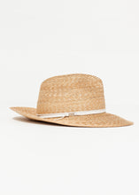 Load image into Gallery viewer, Wrapped Up Hat in Straw/White